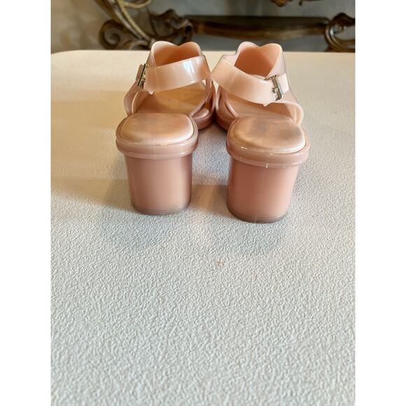 Melissa Jason Wu Platform Jamie Slingback Jelly Transparent Sandal Size 9 Shoes - Picture 4 of 6